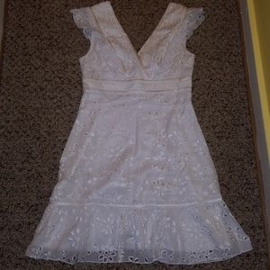 Bebe white dress